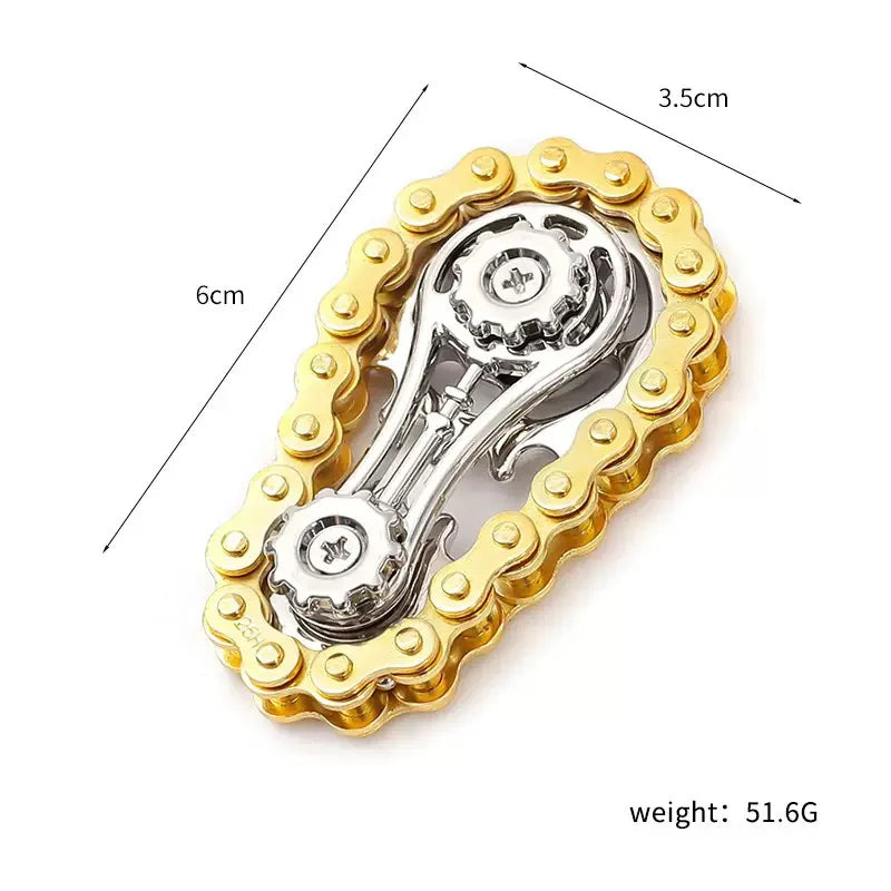 Metal Fidget Spinner Office Desk Toy Stress Relief Gears Hand Spinner for Adults desk decoration home decor Relieve stress relax Quick Pick Grocers